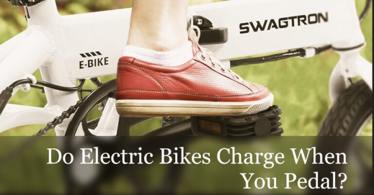 Do Electric Bikes Charge When You Pedal?