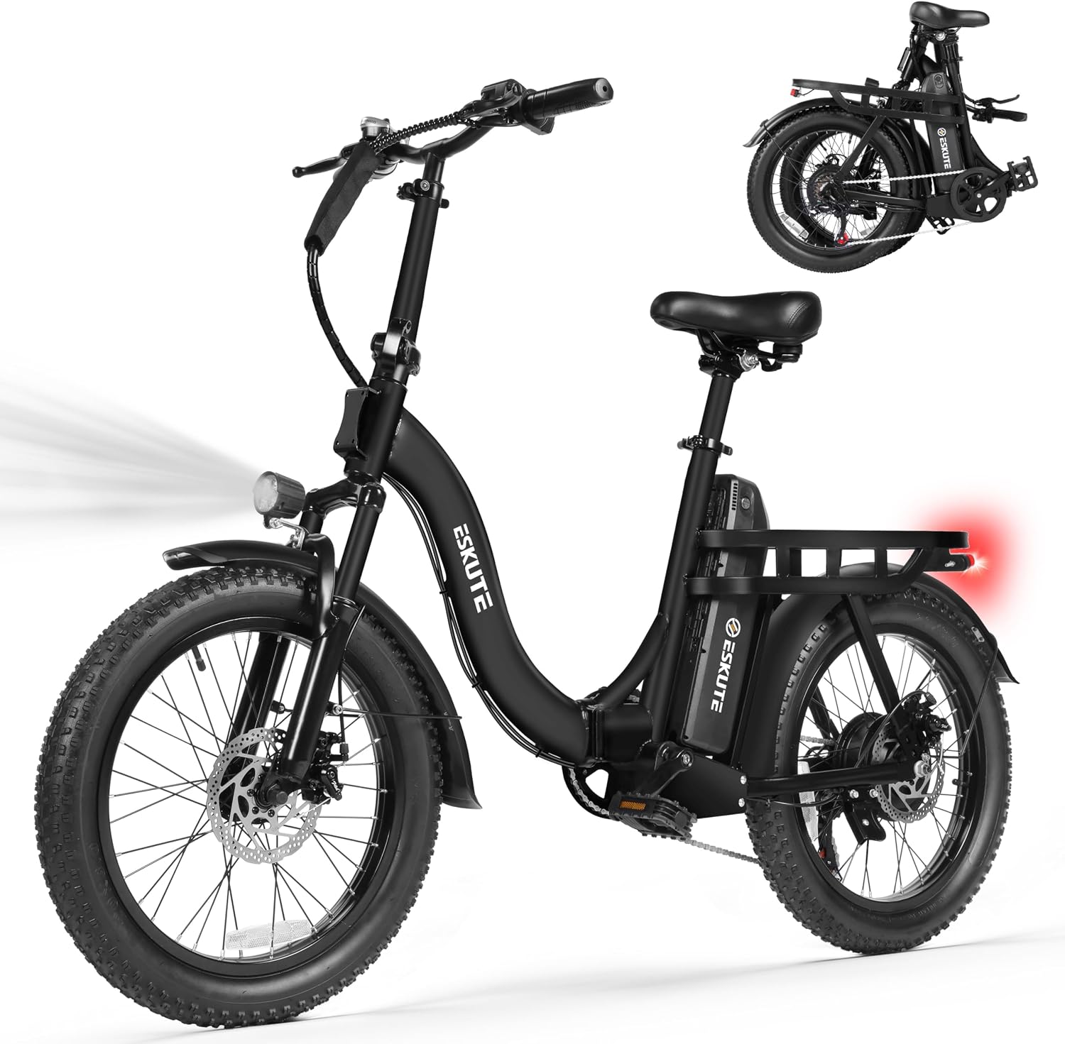 ESKUTE D200 electric bike, side view