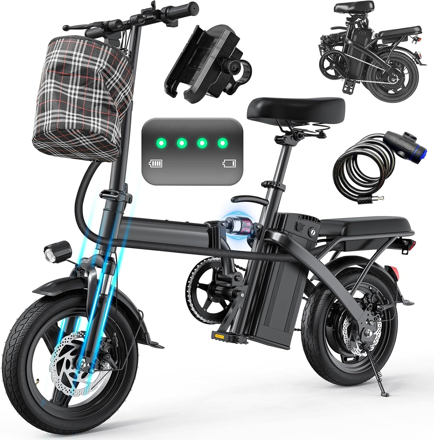 Furider 14-inch Folding E-Bike — selected Amazon product