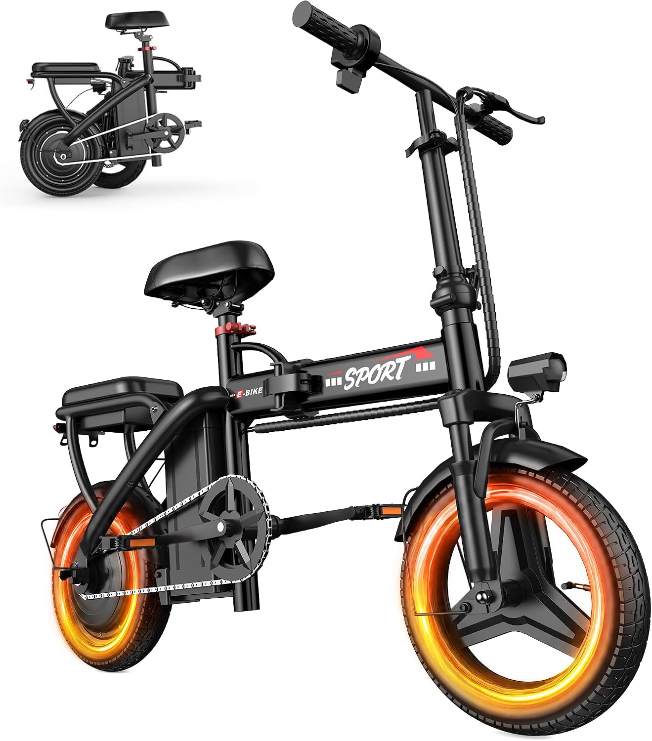 Fweork 14-inch Folding E-Bike — selected Amazon product