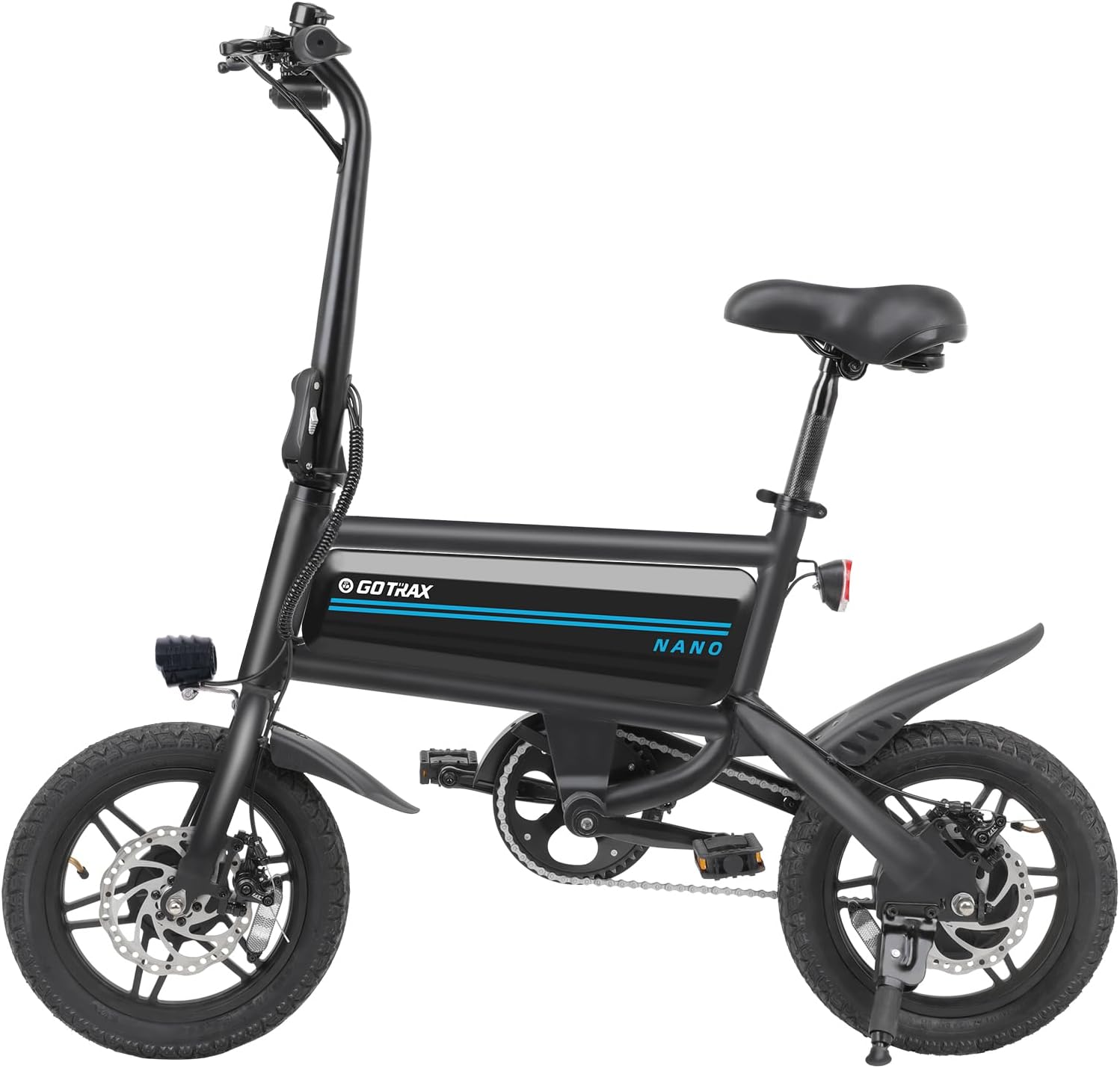 GOTRAX Nano electric bike, side view